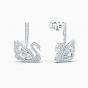 Swarovski Dancing Swan Pierced Earrings 5514420