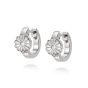 Daisy Daisy Bloom Huggie Earrings - Silver DE01_SLV