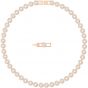 Swarovski Angelic All Around Necklace, White, Rose Gold Plating 5367845