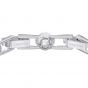 Swarovski Angelic Square Bracelet, Blue, Rhodium Plating 5289514