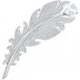 Swarovski Nice Brooch, White, Rhodium Plating 5495417