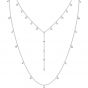 Swarovski Penélope Cruz Moonsun Necklace Set, White, Rhodium Plating 5509171