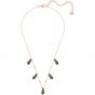 Swarovski Naughty Choker Necklace, Black, Rose Gold Plating 5497874
