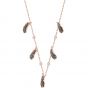 Swarovski Naughty Choker Necklace, Black, Rose Gold Plating 5497874