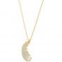 Swarovski Nice Necklace, White, Gold Plating 5505740