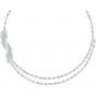 Swarovski Nice Necklace, White, Rhodium Plating 5493404