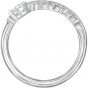 Swarovski Nice Motif Ring Simple, White, Rhodium Plating 5515029, 5482913, 5515030