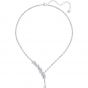 Swarovski Nice Necklace, White, Rhodium Plating 5493401