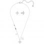 Swarovski Symbol Star Set, White, Rhodium Plating 5517182
