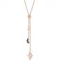 Swarovski Symbolic Y Necklace, Multi-Coloured, Rose Gold Plating 5494357