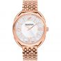Swarovski Crystalline Glam Watch, Metal Bracelet, White, Rose Gold Tone 5452465