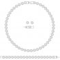Swarovski Angelic All Around Set, White, Rhodium Plating 5367853