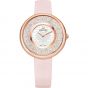 Swarovski Crystalline Pure Watch, Leather Strap, Pink, Rose Gold Tone 5376086