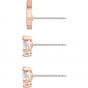 Swarovski Symbolic Pierced Earrings Set, Multi-Coloured, Rose Gold Plating 5494353
