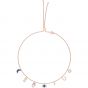 Swarovski Symbolic Necklace, Multi-Coloured, Rose Gold Plating 5497664
