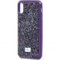 Swarovski Glam Rock Smartphone Case, iPhone® X, Purple 5449517