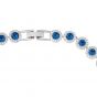 Swarovski Angelic Necklace, Blue, Rhodium Plated 5482698