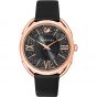 Swarovski Crystalline Glam  Watch, Leather Strap, Back, Rose Gold Tone 5452452