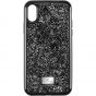 Swarovski Glam Rock Smartphone Case With Integrated Bumper, iPhone® XR, Black 