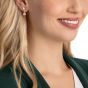 Swarovski Vintage Pierced Earrings, Pink, Rose Gold Plating 5466888