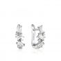 Ania Haie Glow Cluster Huggie Earrings - Silver E018-03H