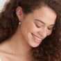 Ania Haie Silver Pearl Mini Hoop Earrings E019-02H