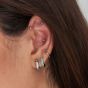Ania Haie Triple Ball Barbell Single Earring - Silver - E035-03H