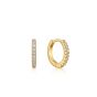 Ania Haie Sparkle Huggie Hoop Earrings - Gold - E035-17G