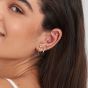 Ania Haie Sparkle Huggie Hoop Earrings - Silver - E035-17H