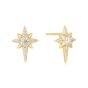 Ania Haie Eight-Pointed Star Stud Gold Earrings. Item code E065-02G.