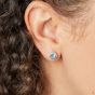 Beginnings March Birthstone Earrings
