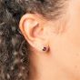 January Birthstone Earrings - Sterling Silver