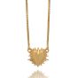 Rachel Jackson Electric Love Mini Heart Necklace Gold EGHN3GP