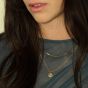 Rachel Jackson Electric Love Blue Topaz December Birthstone Heart Necklace Gold EGHN5BTGP