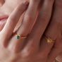 Rachel Jackson Adjustable Electric Love Blue Topaz Heart Ring Gold EGHR2BTGP