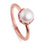 Jersey Pearl Emma-Kate ring, rose gold