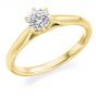 Classic Six Claw Brilliant Cut Solitaire Diamond Engagement Ring