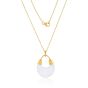 Shyla Ettienne Gold Necklace - Crystal Clear