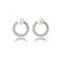 Georgini Oceans Byron Freshwater Pearl Earrings - Silver - IE1113W