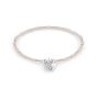 Annie Haak Fiore Silver Charm Bracelet - Flower Cup