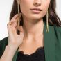 Swarovski Pierced Fit Earrings, White, Gold Plating 5504572