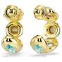 Swarovski Gema Hoop Earrings Mixed Cuts - Multicoloured Gold Tone Plating - 5737444