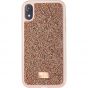 Swarovski Glam Rock Smartphone Case, iPhone® XS Max, Pink Gold 