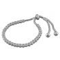 Slider Tennis Bracelet - Sterling Silver and Zirconia