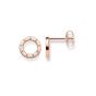 Thomas Sabo Glam and Soul 'Circles Together' Ear Studs, Rose Gold
