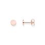 Thomas Sabo Glam and Soul 'Disc' Ear Studs, Rose Gold 