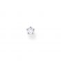 Thomas Sabo Single Earring - White Round Stone 5 Claw in Silver H2148-051-14