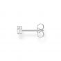 Thomas Sabo Single Earring - White Round Stone 5 Claw in Silver H2148-051-14