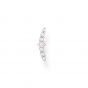 Thomas Sabo Single Earring - Opal Coloured and White Stone Crescent H2182-166-7