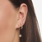Thomas Sabo Single Earring - White Baguette Stone Stud in Silver H2185-414-14